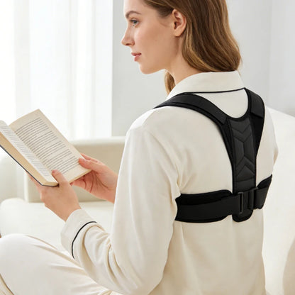 Posture Corrector Brace for Men & Women – Adjustable Back & Shoulder Support for Better Sitting & Standing Alignment