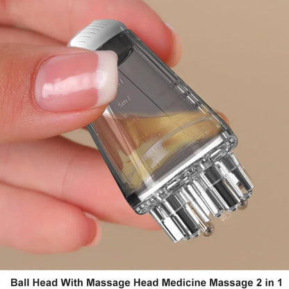 Scalp Oil Applicator & Massage Comb – 6ml Hair Oil Dispenser with Precision Roller Ball Scalp Massager
