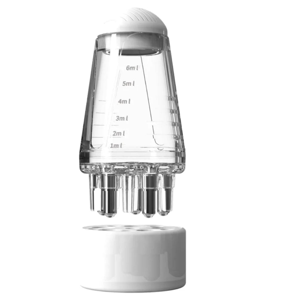 Scalp Oil Applicator & Massage Comb – 6ml Hair Oil Dispenser with Precision Roller Ball Scalp Massager