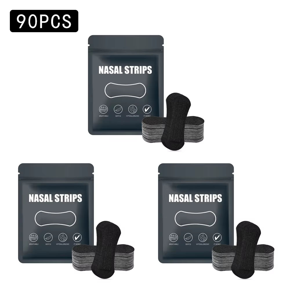 Premium Anti-Snoring & Breathing Nasal Strips (Nasal Congestion Relief Tape)